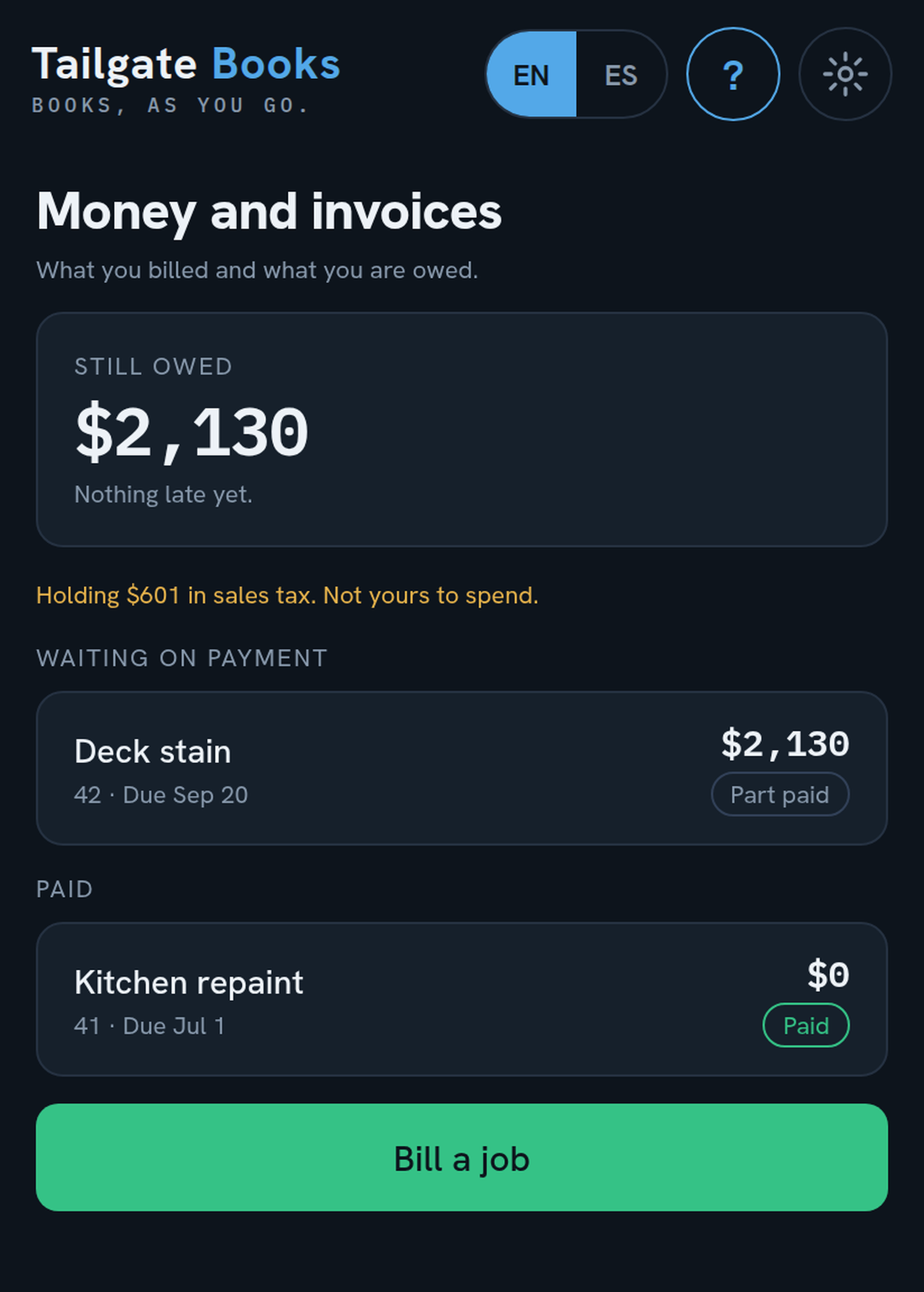 There is money in your account that is not yours to spend
